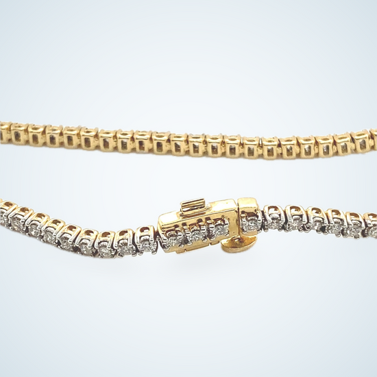 14K Yellow Gold Diamond Tennis Bracelet – Gavco Jewelers