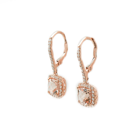 Colored Stones & Diamond Earrings