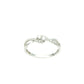 14K White Gold Guiding Arrow Diamond Ring