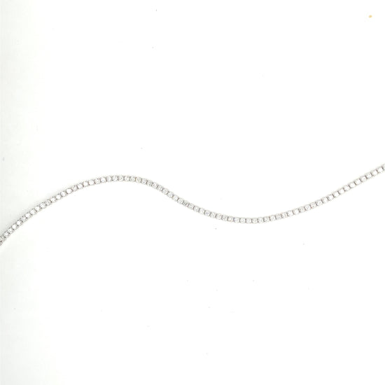 Thin Tennis Bracelet Y or W