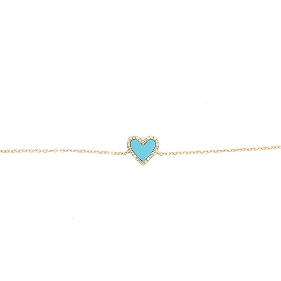 Turquoise Heart Bracelet