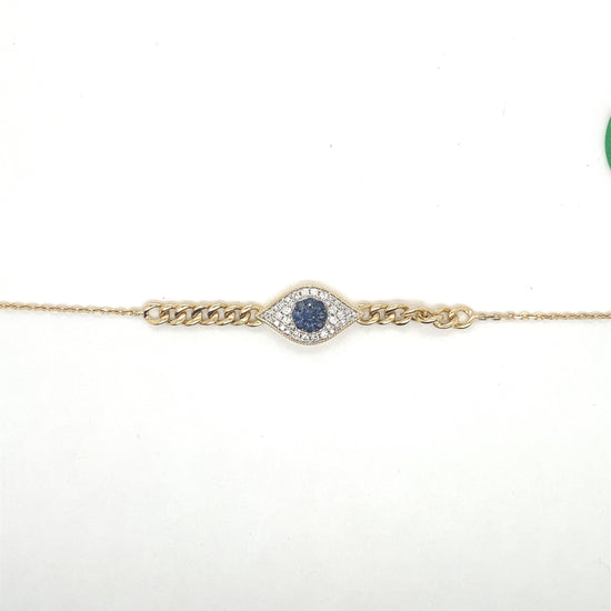 Evil Eye Cuban Bracelet