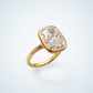14k Yellow Gold Diamond Ring, Size 7 – Gavco Jewelers