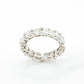 14K Round & Baguette Diamond Eternity Ring