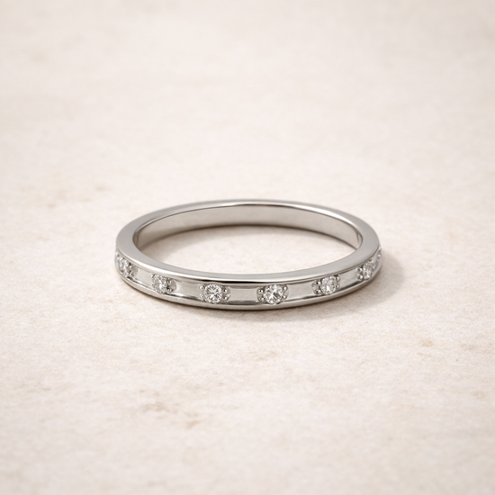 Diamond Wedding Band – side edit