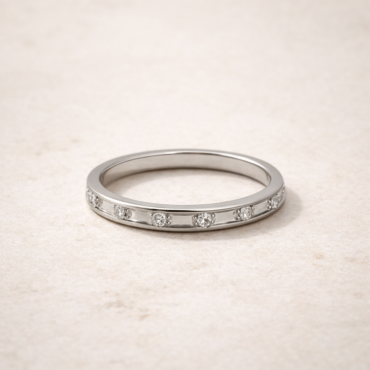 Diamond Wedding Band – side edit