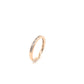 14K Rose Gold Baguette Diamond Wedding Band