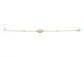 14K Yellow Gold Evil Eye Diamond Bracelet