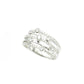 14K White Gold Multi-Band Diamond Fashion Ring