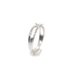14K White Gold Woven Diamond Ring
