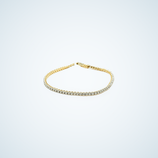 14K Yellow Gold Diamond Tennis Bracelet – Gavco Jewelers