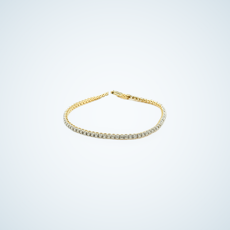 14K Yellow Gold Diamond Tennis Bracelet – Gavco Jewelers
