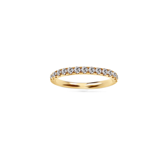 14K Yellow Gold Diamond Eternity Band