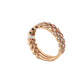 Elegant 14K Rose Gold Stackable Diamond Fashion Ring