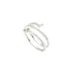 14K White Gold Arrow Diamond Ring
