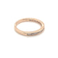 14K Rose Gold Baguette Diamond Wedding Band