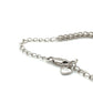 14K White Gold Bezel Set Resizable Diamond Tennis Bracelet