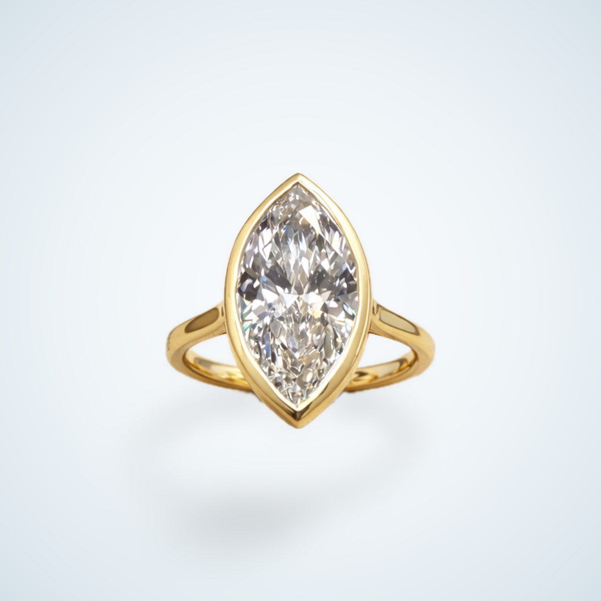 Marquise Diamond Bezel Ring – Gavco Jewelers