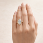 14k Yellow Gold Marquise Lab Diamond Bezel Ring, Size 7 – model edit