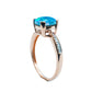 Cushion Cut Opal Ring