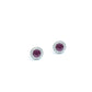 Diamond and Ruby Studs