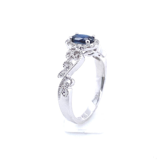 Diamond Sapphire ring