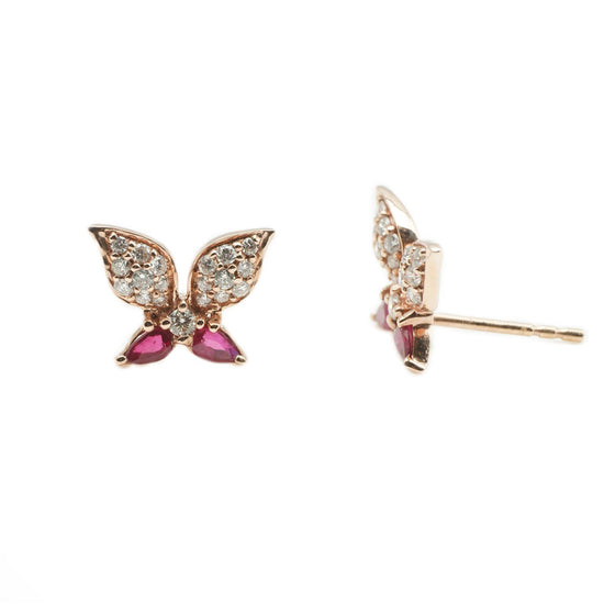 Colored Stones & Diamond Earrings