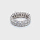 White Gold Common Prong Eternity Bang