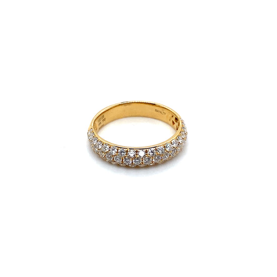 Gold Micro Pave Band
