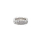 White Gold Common Prong Eternity Bang
