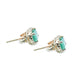 Oval Emerald Studs