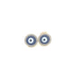 Dark Blue Enamel Evil Eye Studs