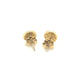 Dark Blue Enamel Evil Eye Studs