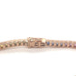 Multi Color Natural Sapphire Bracelet