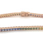 Multi Color Natural Sapphire Bracelet
